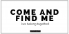 Come Find Me {We Belong Together}