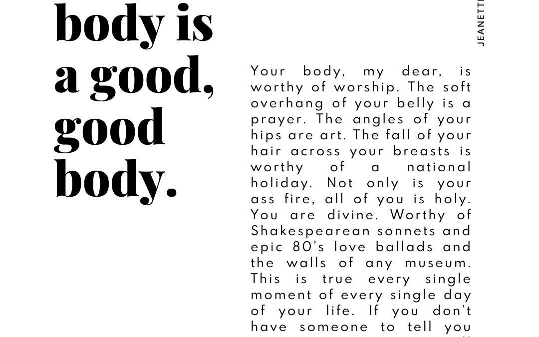 Your Body Deserves To Be Celebrated (find the people who will tell you so)